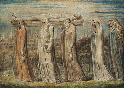 The Body of Christ Borne to the Tomb William Blake